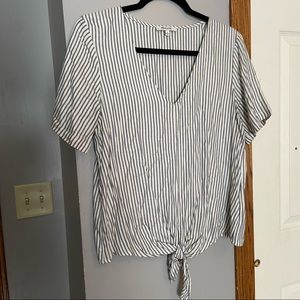 Madewell striped blouse